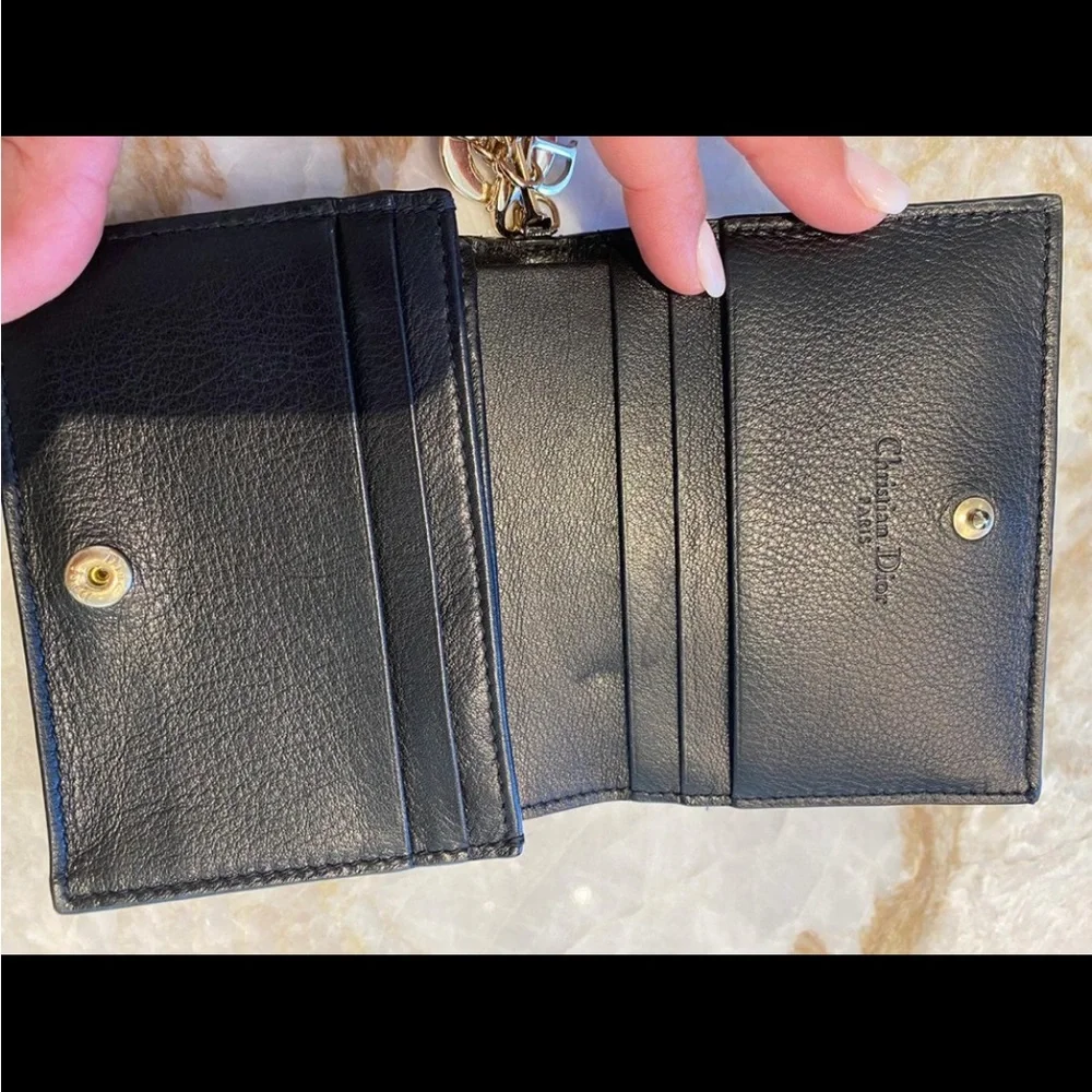 Lady Dior Lotus Wallet